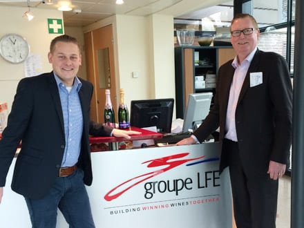 Jeroen Groupe LFE and John at the head office in Netherlands