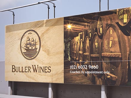 Buller Wines Exterior Signage