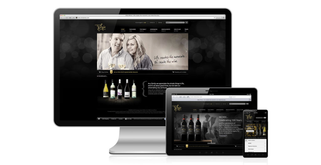 Zilzie Wines Website