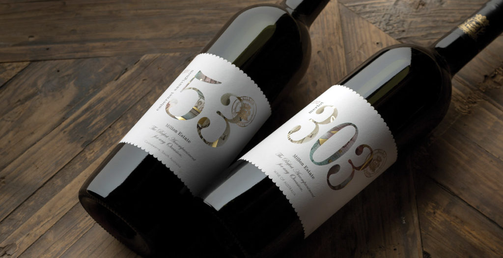 Millon Estate 53 and 303 Wine Labels